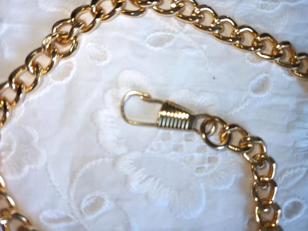 Cadena dorada y 2 anillos para bolso – photo 5